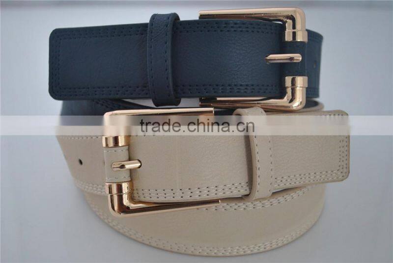 Lady flat PU women popular vogue belt