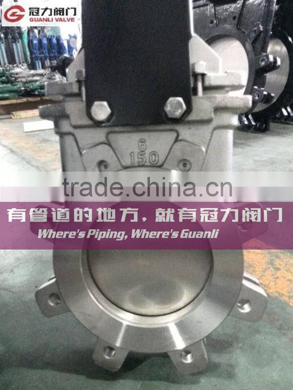Zero Leakage Lug type Pneumatic Knife Gate Valve Price