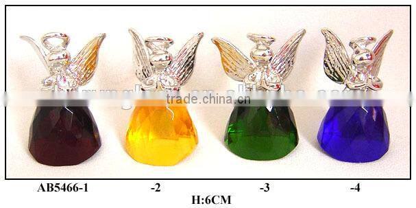 green flying angel crystal craft l glass decoration