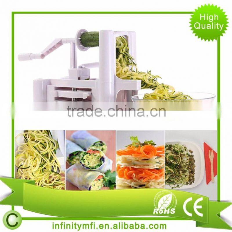 3 Tri-Blade Vegetable Slicer, Strongest-and-Heaviest Duty,Best Veggie Pasta & Spaghetti Maker for Low Carb/Paleo Vegetable Meals
