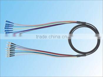 Multiplex armored optical fiber patch-cord