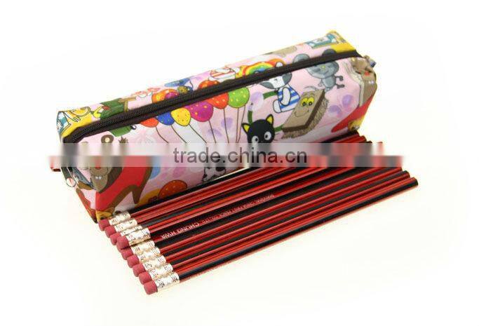 Waterproof Oxford cloth cute pencil case, large capacity Cartoon pencil bag, creative stationery bags