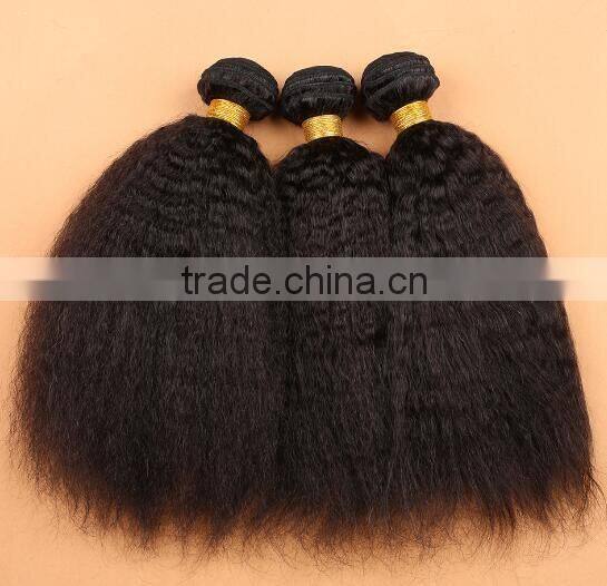 Top Quality Mongolian Straight Weave Yaki Straight Human Hair Weave