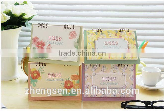 Flower series Desktop paper flip calendar