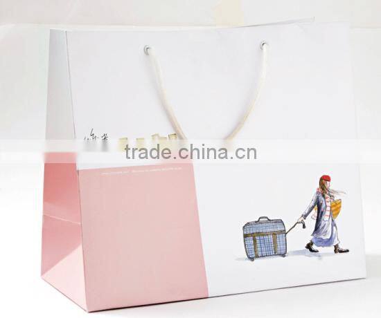 kraft paper bag for custom design / large size handbag