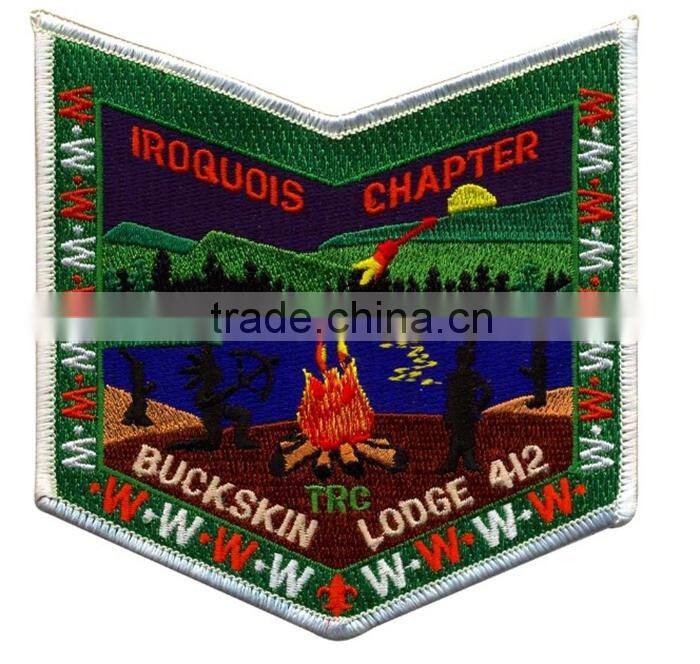super style 3d hand embroidered badge