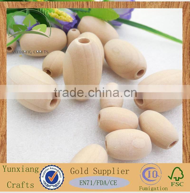 natural wood wooden Oval beads bead