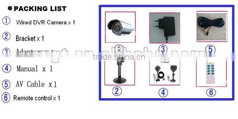 Good One Wireless/Wireless DVR CCD Camera