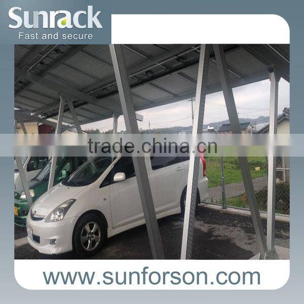 Al6005 Single/Double Row Solar Panel Carport Mount Stucture Support