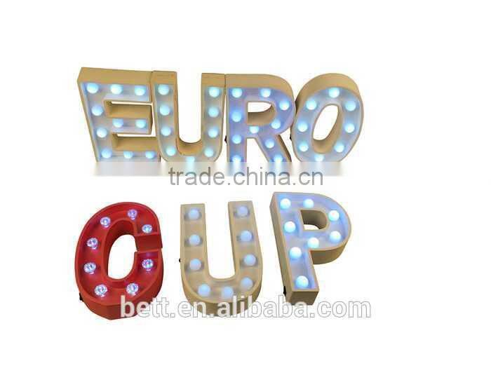 direct manufacture of illuminated turbo marquee letter light