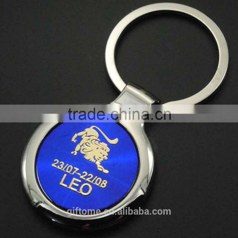 metal OEM keychain with customm gift box