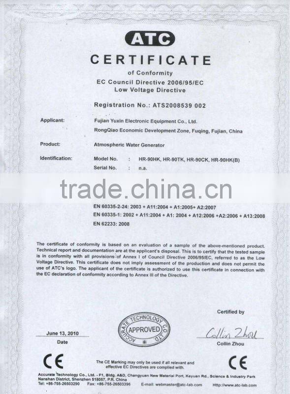 Hendrx Factory Direct Outlet Atmospheric water generator, air to water machine, Air Water Maker with Superior Quality