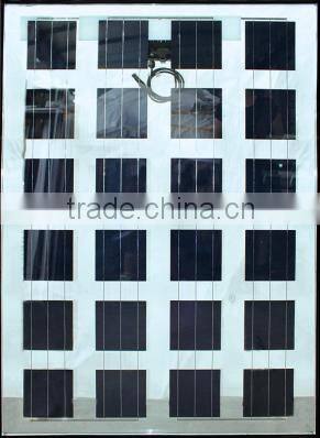 Factroy direct sell frameless transparency solar panel For Buildings FR-230