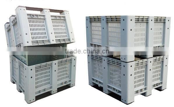 Hot sale mesh big plastic pallet container