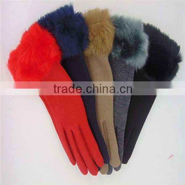 Colorful Daily Life Mitten Velvet Hand Gloves
