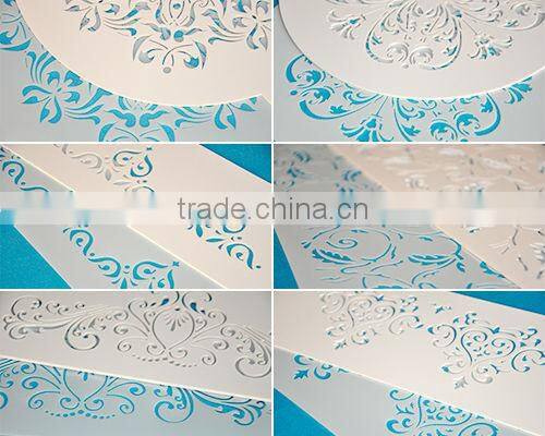 Checkerboard Plastic Cake Stencil Cake Decorating Supplies