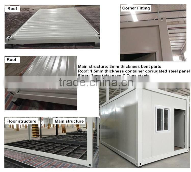 2016 New Pack Prefab Modular Roof Homes Designs Flat Packed Modular House