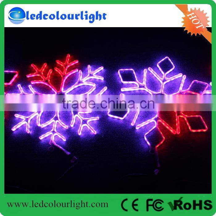 Ledcolourlight DMX RGB LED Christmas tree hanging snow strip lights