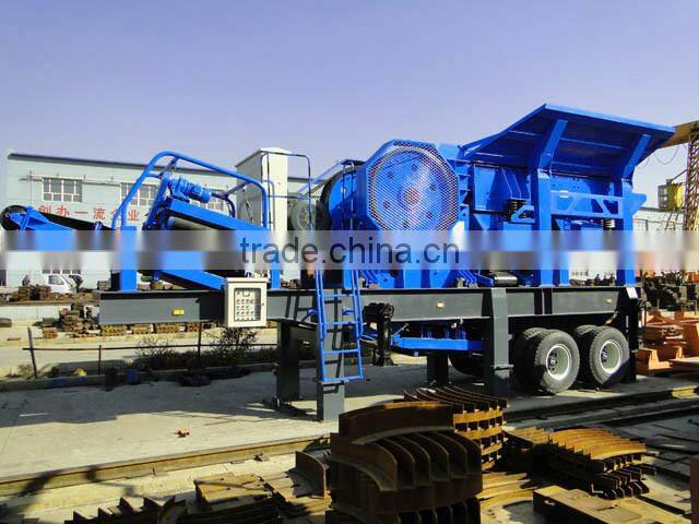 PE Series Mini Crusher Plant Mobile Stone Jaw Crushing Plant With Low Price