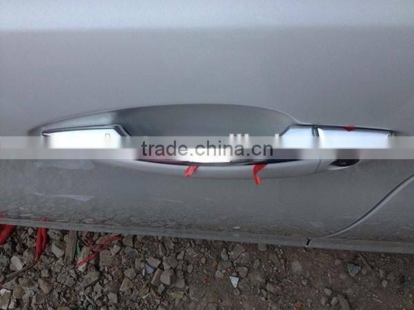 ABS Chrome 8 Pcs Door Handle Cover 2 For Peug eot 408 Car Parts Accessories 2014