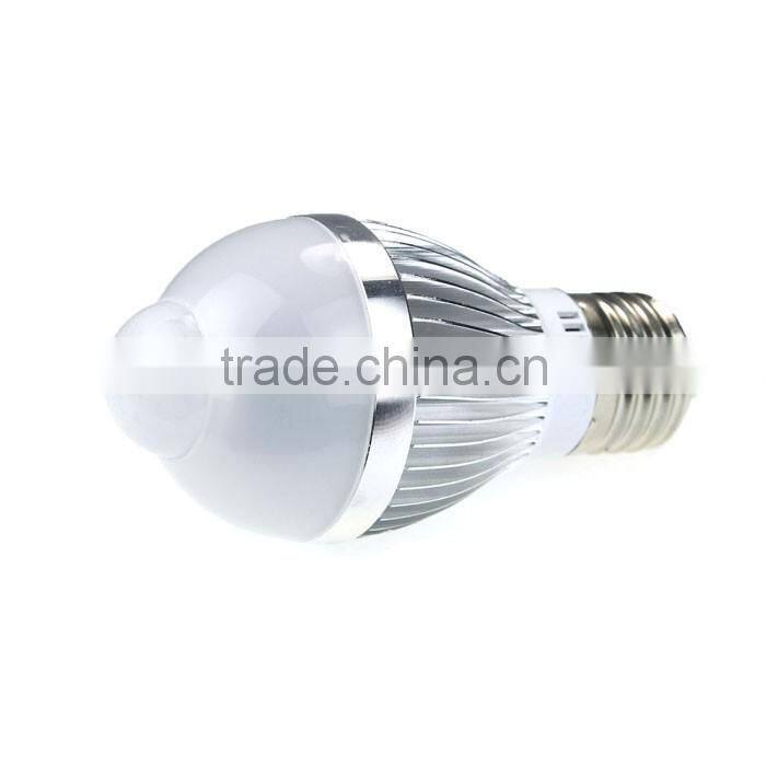 New brand 7W/9W E27 PIR infrared body sensor LED light with CE ROHS