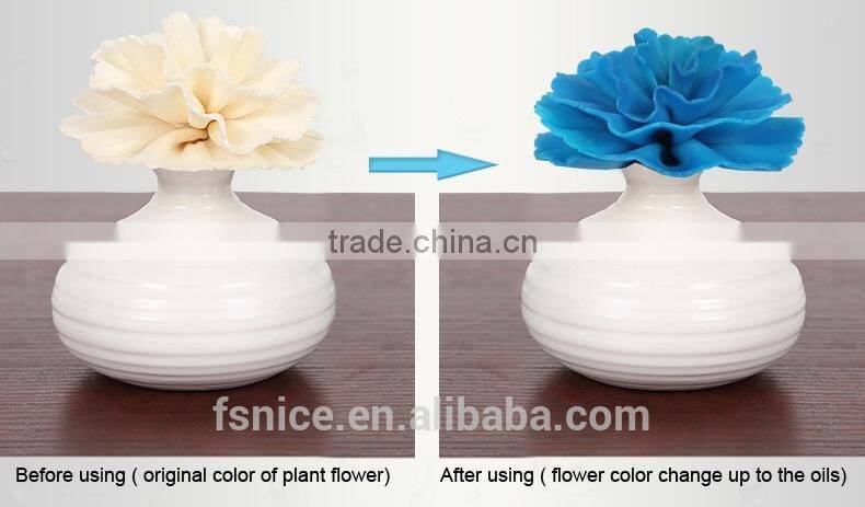 Handmake AP130ml Ceramic Natural Aroma Flower Reed Diffuser