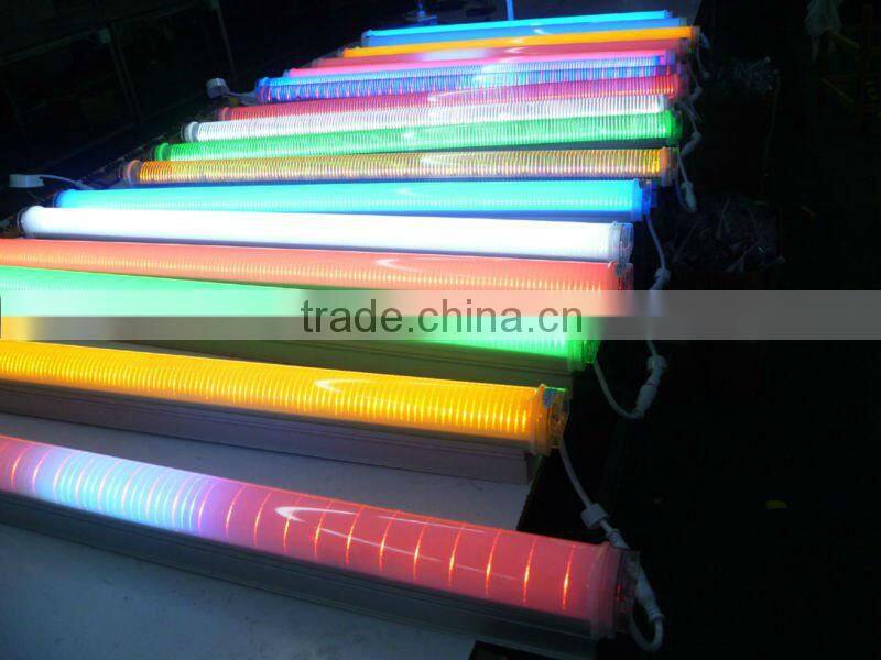 Waterproof DC12V Multi color programable led digital tube lighting