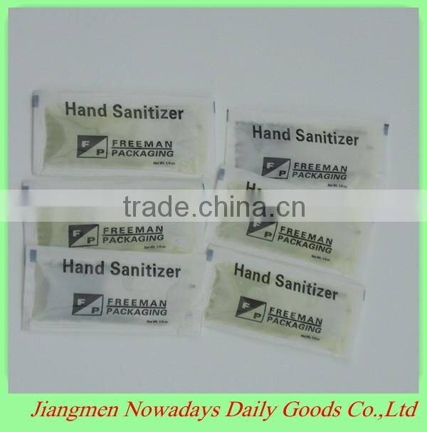 Waterless purell instant acohol based hand sanitizer gel bag with MSDS