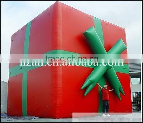 Big Christmas Inflatable Gift Box for Sale