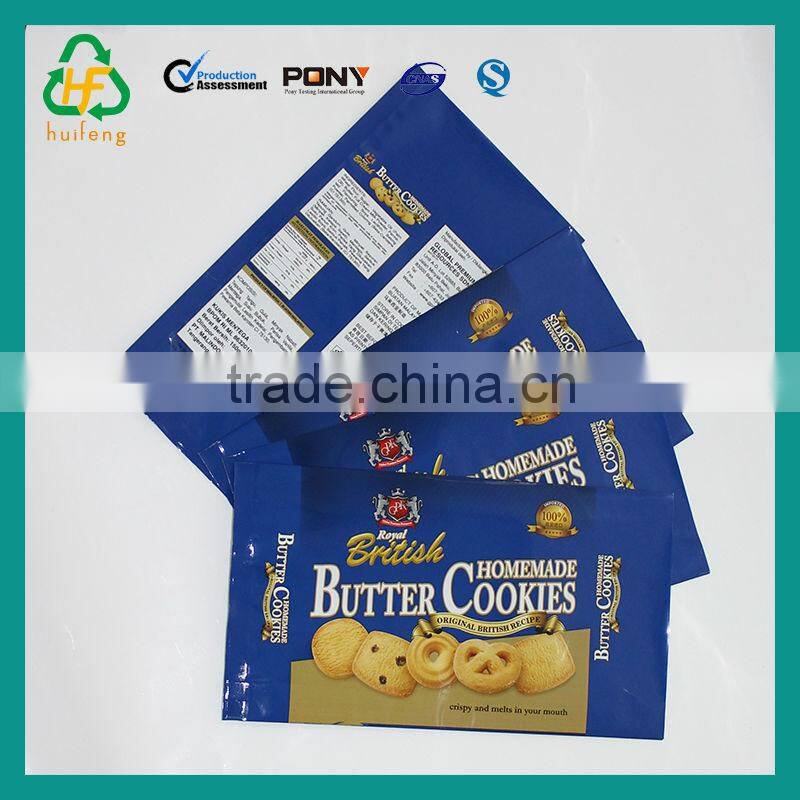 High Quality Side Gusset Plastic Cookies Packaging Pouch