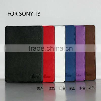 Black Color Cover-Up Vision Cover Case fit for Sony PRS-T3 / T3S Reader FA