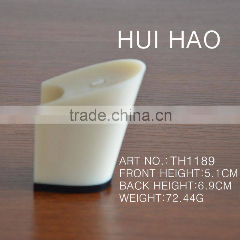 2016 fashion ABS lady shoe heel