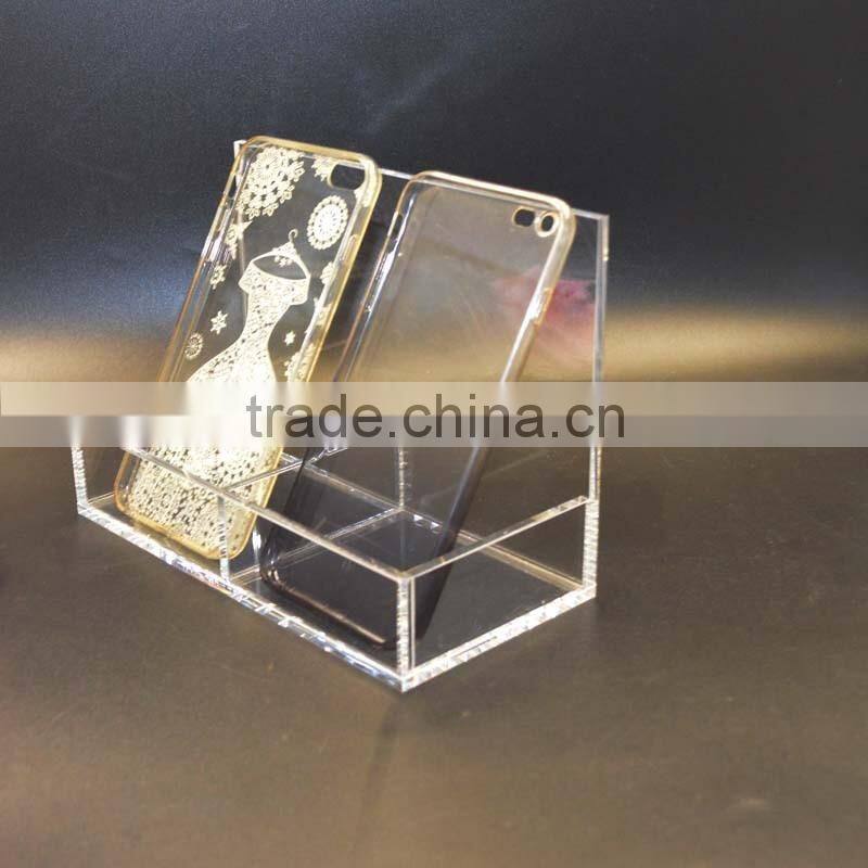 simple design clear acrylic mobile phone holder