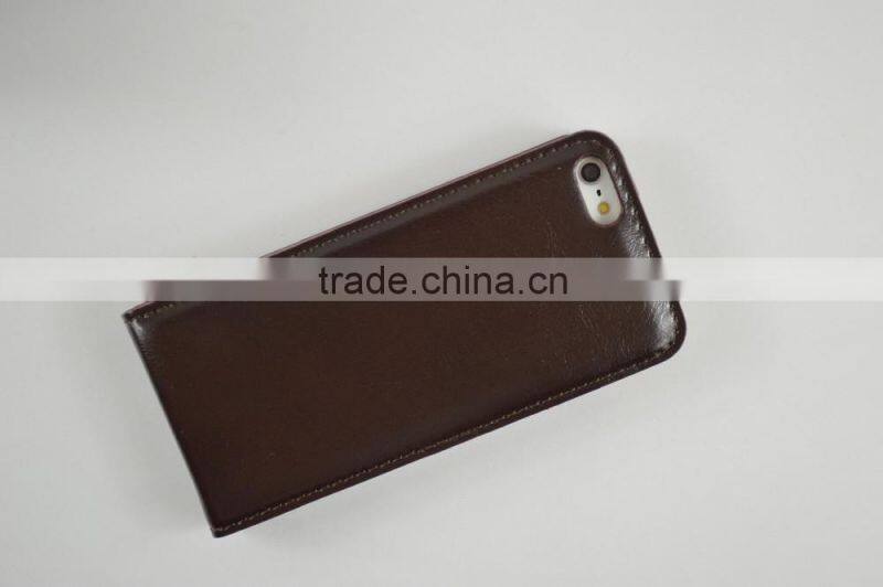 2016 Hot Sales Flip Cover PU Leather Cases for iphone5 SE with TPU cases Holder