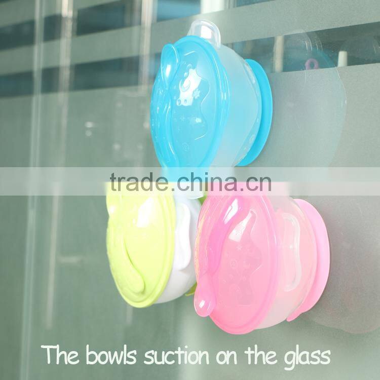 Baby products heat-resistance eco-friendly pp no spill bowl for kids