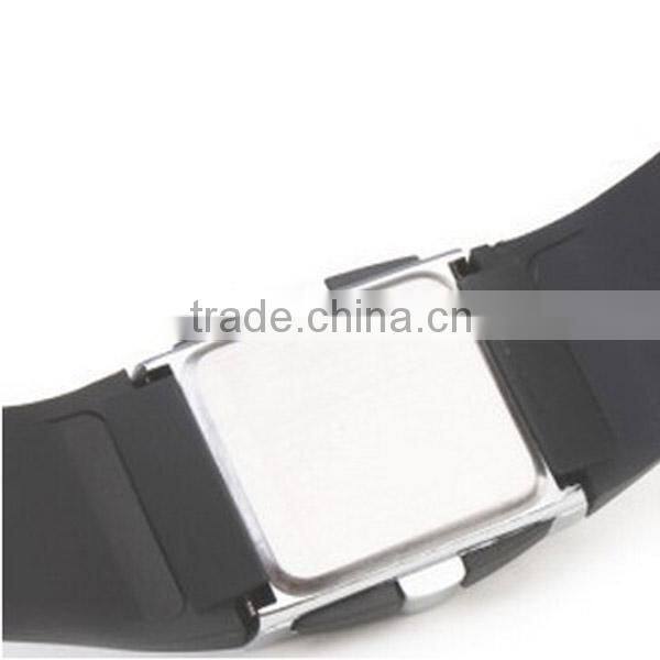 Black Fashion LED silicone electronic watch sport watch magnetic watch strap