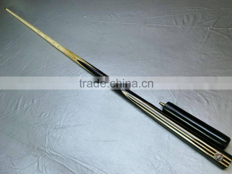 Hot sale 3/4 joint ash wood snooker cue with extension