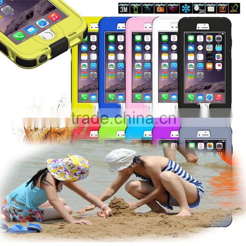 waterproof case for APPLE iPhone 6 with Fingerprint, for iphone 6s waterproof case