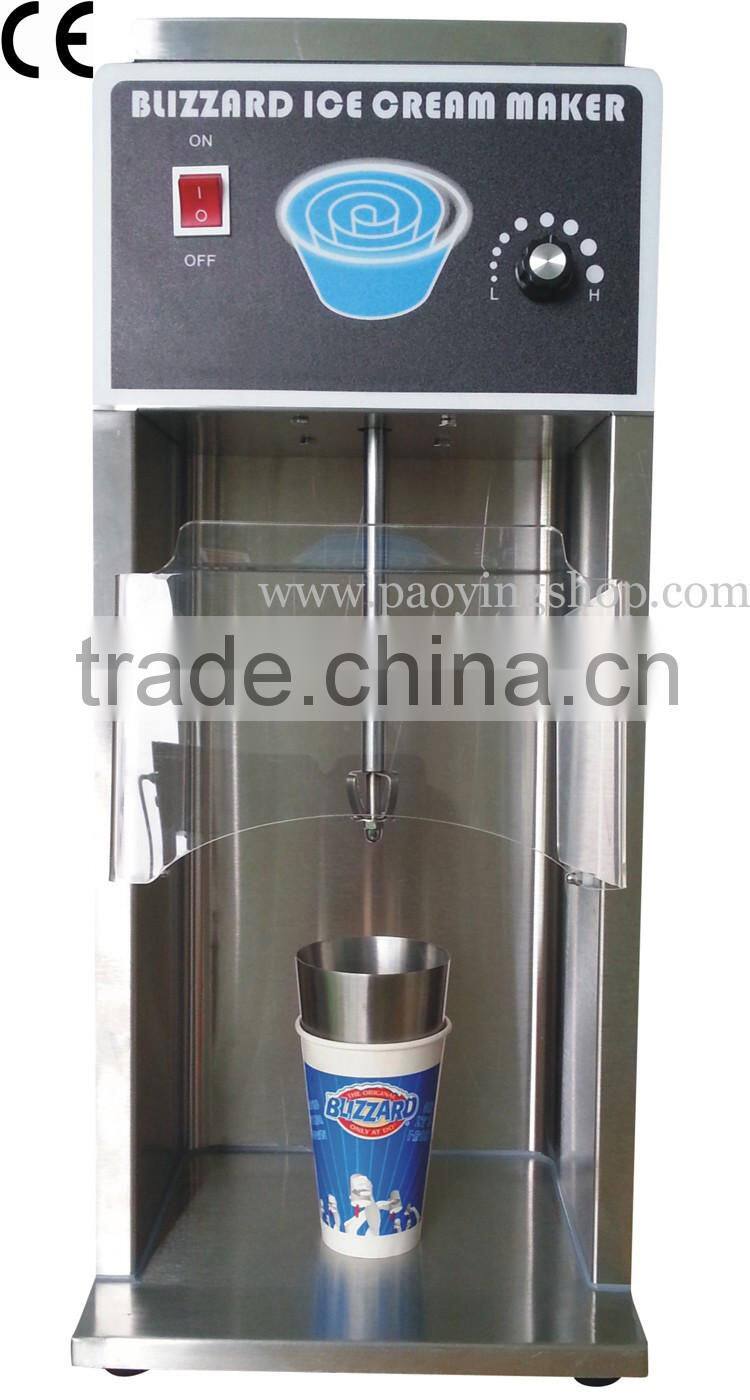 Stepless Speed Commercial 110v 220v Electric Soft Ice Cream Blizzard Machine