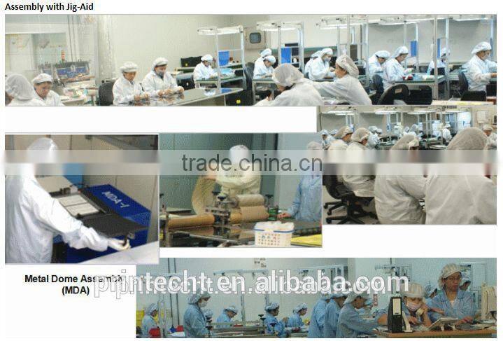 custom made prototype silicone button rubber keypad with metal dome array