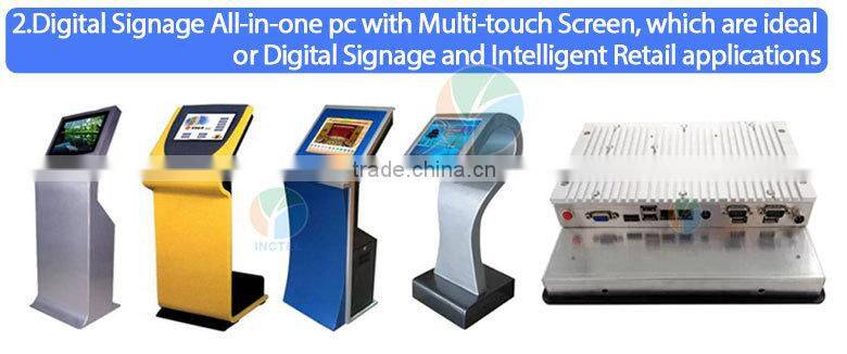 15 Inch restaurant pos systems all in one touchscreen with Intel D2550 1.86Ghz 1024*768 WinXP/7 2*RJ45 6*COM 4G RAM 32G SSD