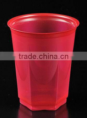 C087890-S 8oz(250ml) PP disposable square round plastic hexagonal cup