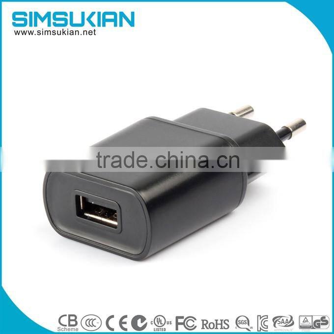 ROHS CE GS KC listed 5v 6v 9v 12v usb power adapter