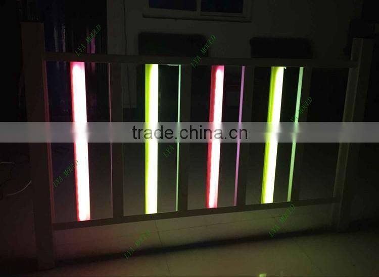 LED Strip light traffic caution guardrail