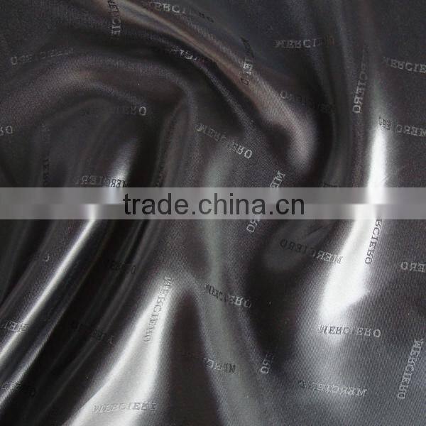 custom logo suit lining fabric