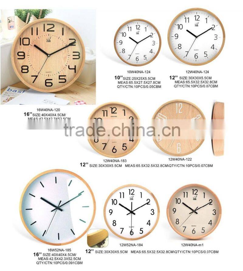 24" big size wall mounted clock retro large wall clock