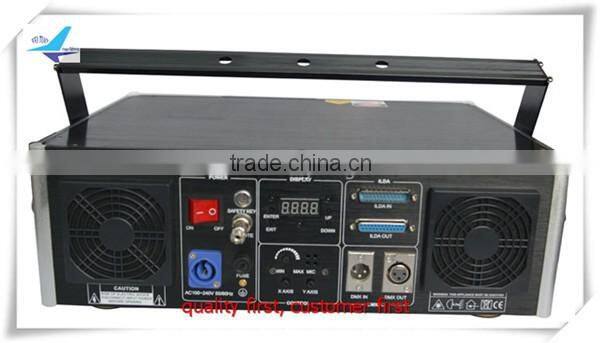 2.4w Mid-range RGB full-color laser light with 128 pattern or 42 animation