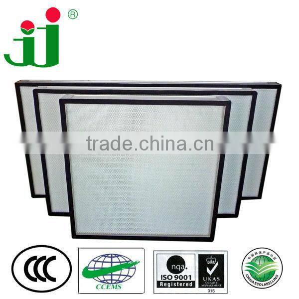BS EN 1822 H13 Air Fiber glass HEPA Medical Air Filter