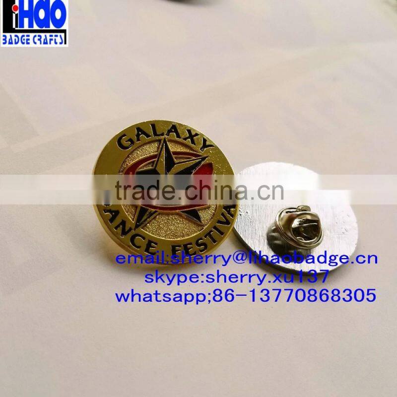 custom design cheap 2D 3D metal lapel pin badge,gold color metal lapel pins