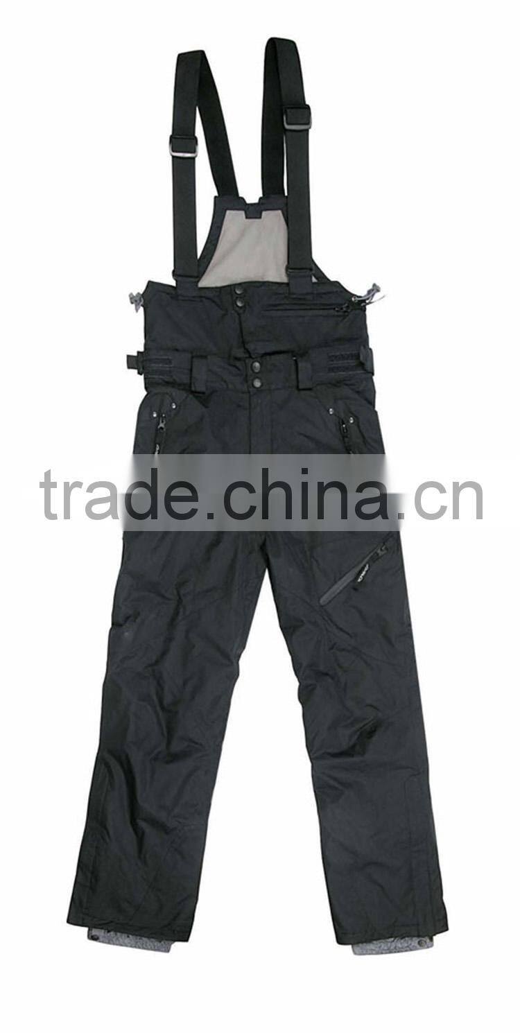 suspender ski pants men adult romper waterproof ski pants overall trousers
